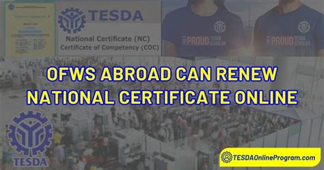 e-tesda.gov.ph course|How to Renew TESDA Certificates Online for OFWs .